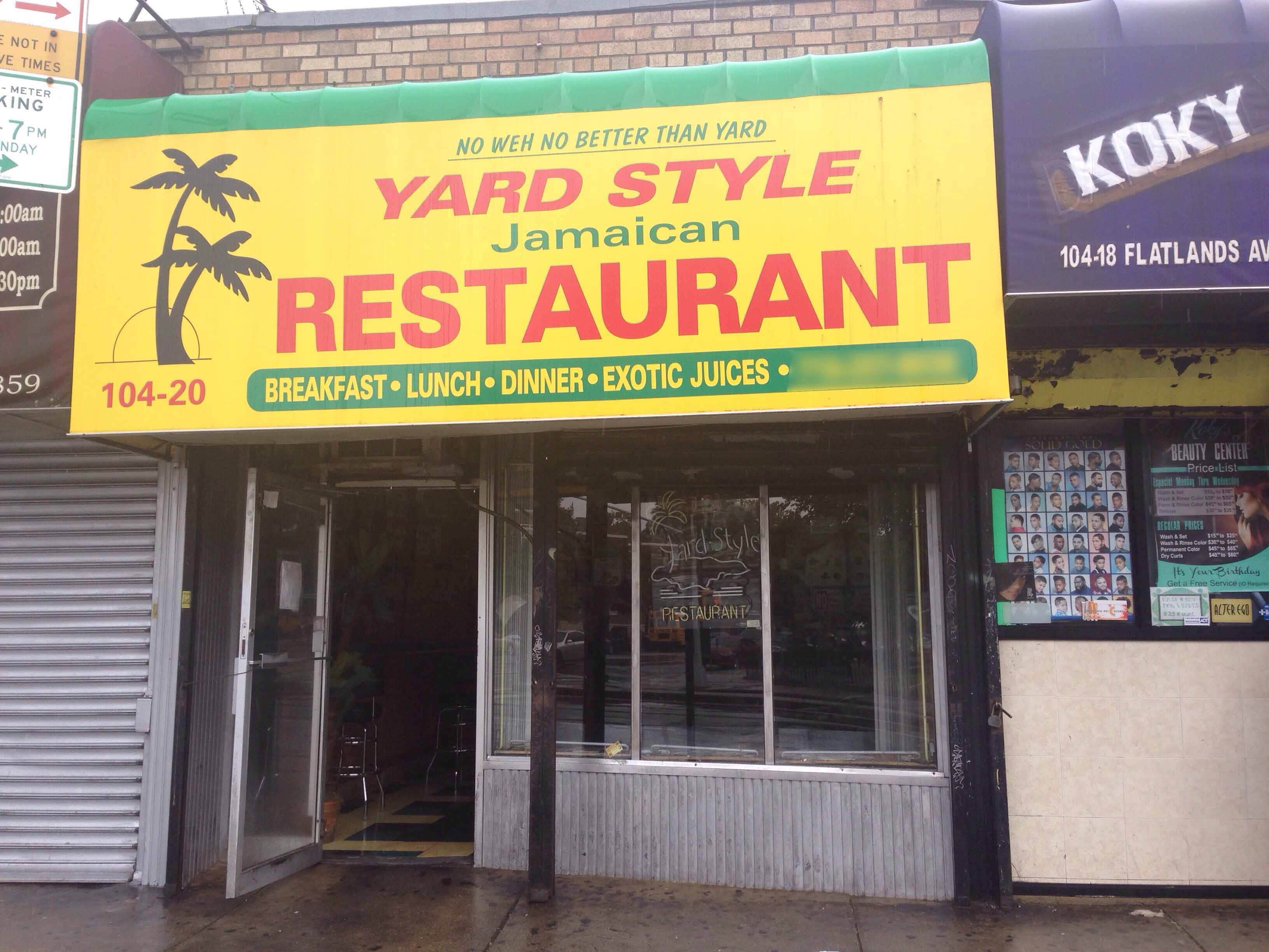 11236 Yard Style Jamaican Restaurant Canarsie Brooklyn New York City