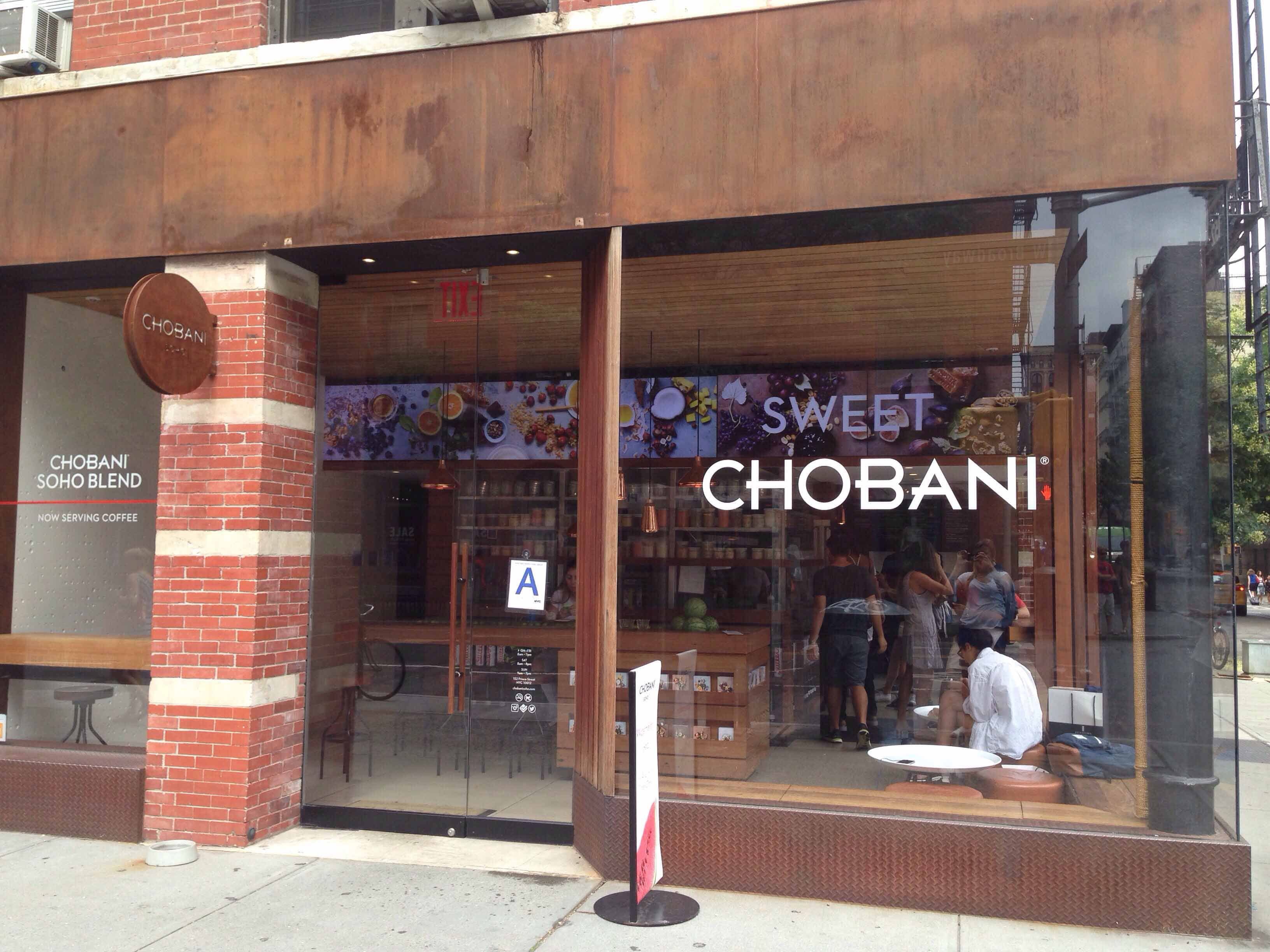 10012 Chobani SoHo Greenwich Village Manhattan New York City