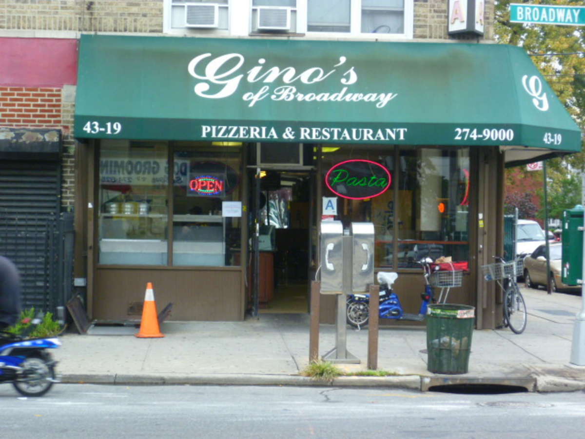 11103 Gino's Pizzeria & Restaurant Astoria Queens New York City