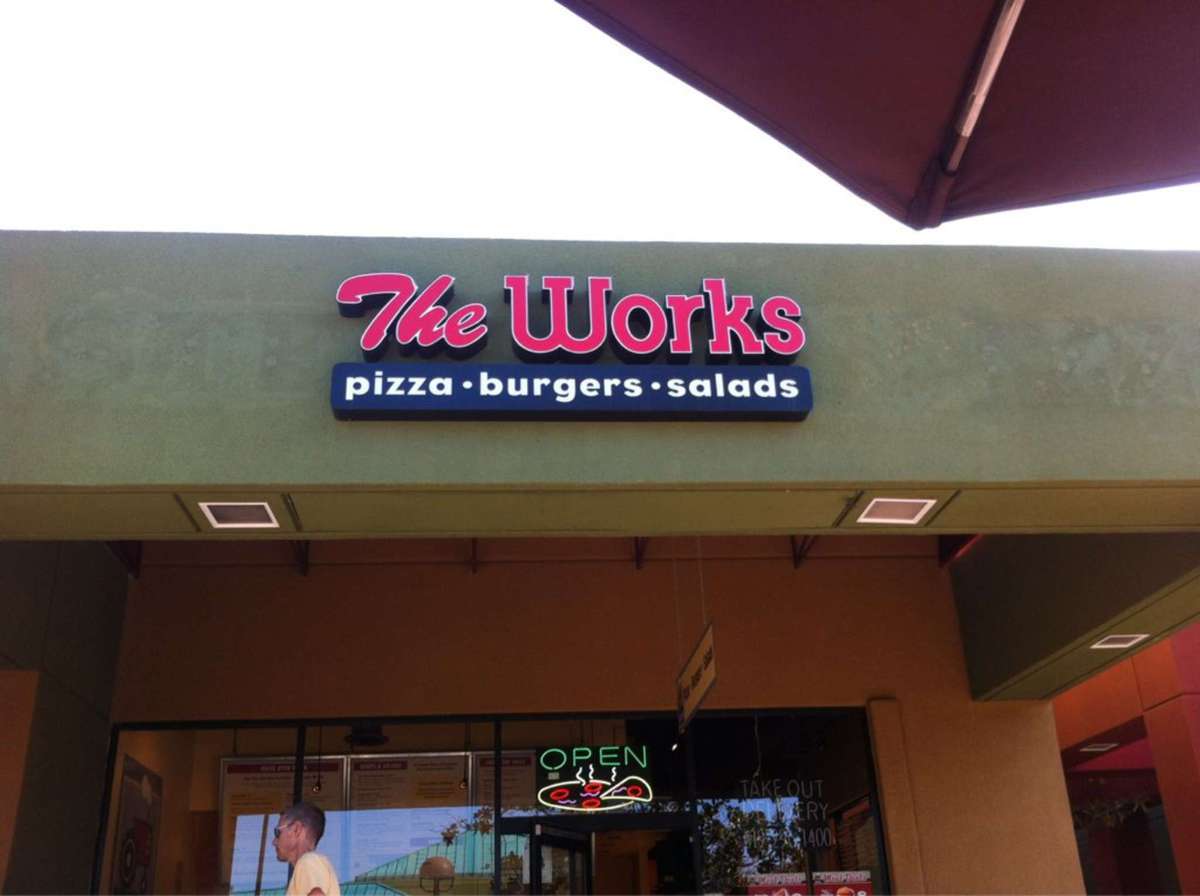 The Works Pizza Burgers Salads